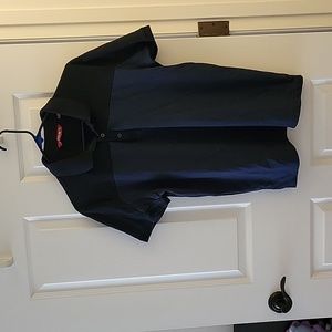 Black and Navy Collared Polo